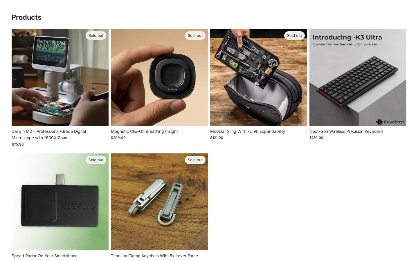 backers.live homepage screenshot
