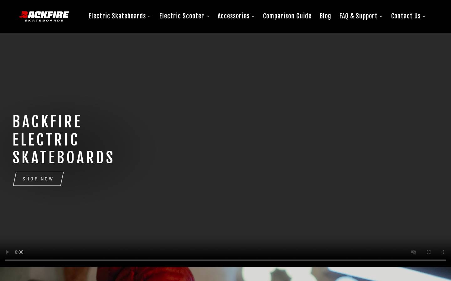 backfireusa.com homepage screenshot