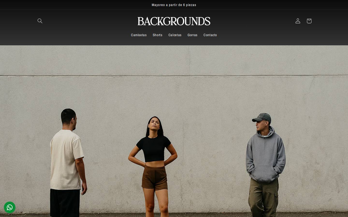 backgrounds.mx homepage screenshot