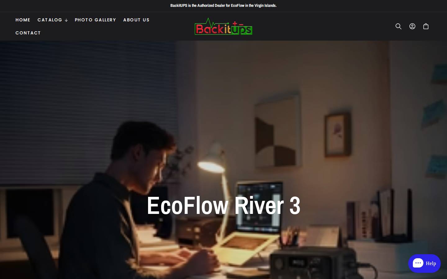 backitups.com homepage screenshot