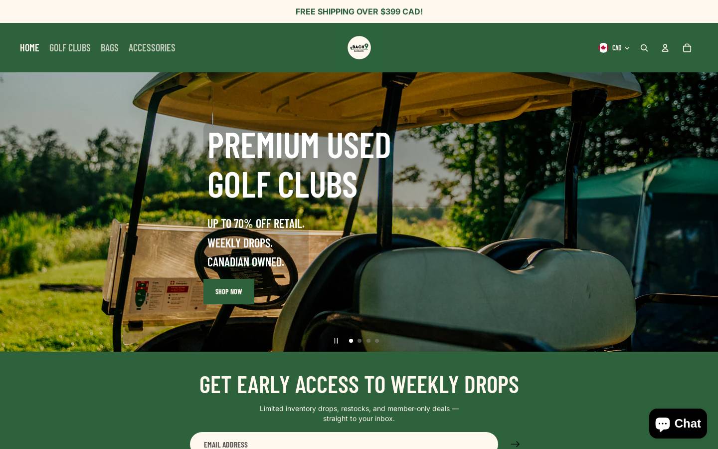 backninebargains.com homepage screenshot