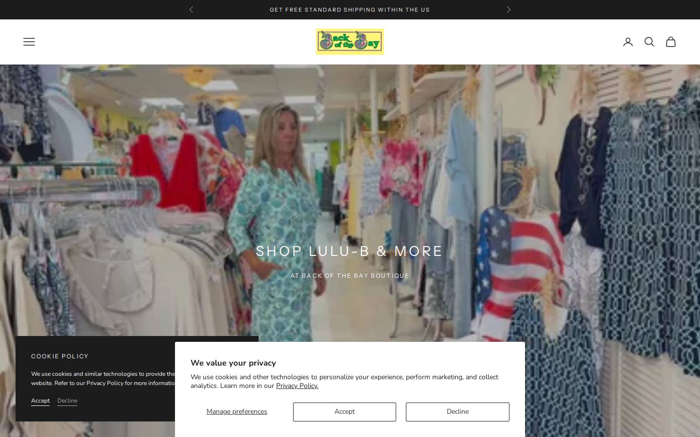 backofthebay-naples.com homepage screenshot