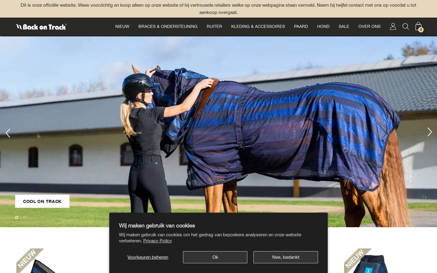 backontrack.nl homepage screenshot