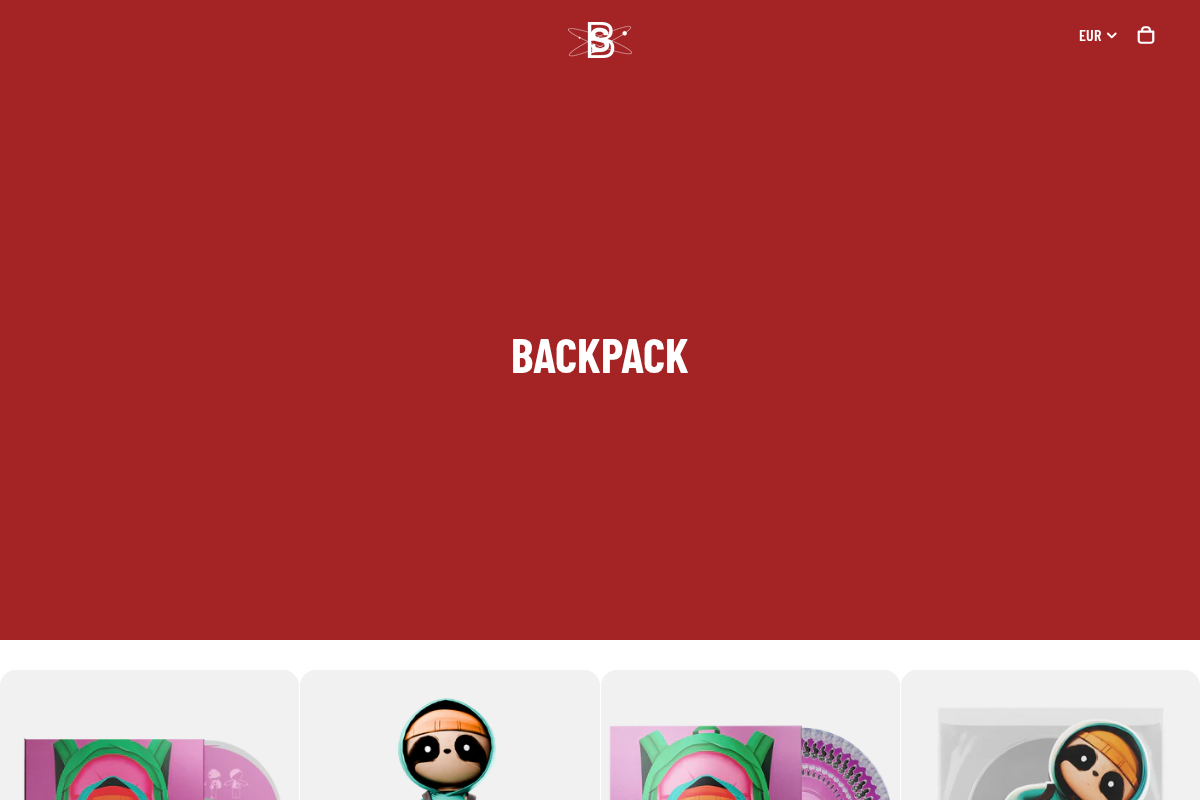 backpackseb.com homepage screenshot