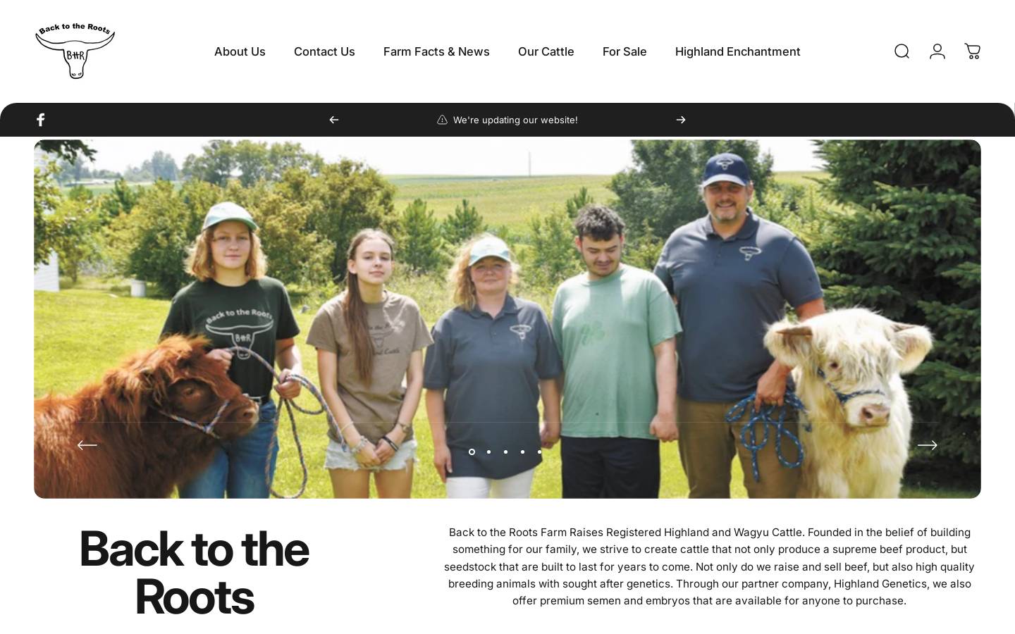 backtotherootsfarm.com homepage screenshot