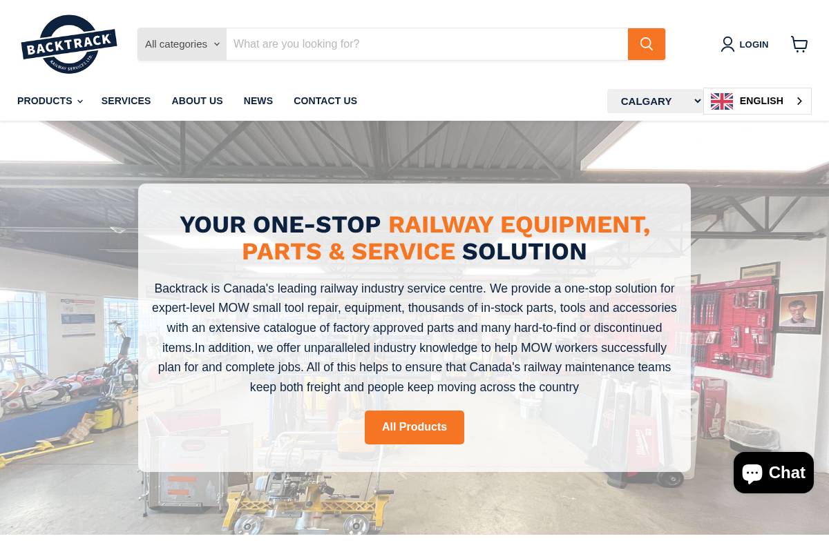 backtrack.com homepage screenshot