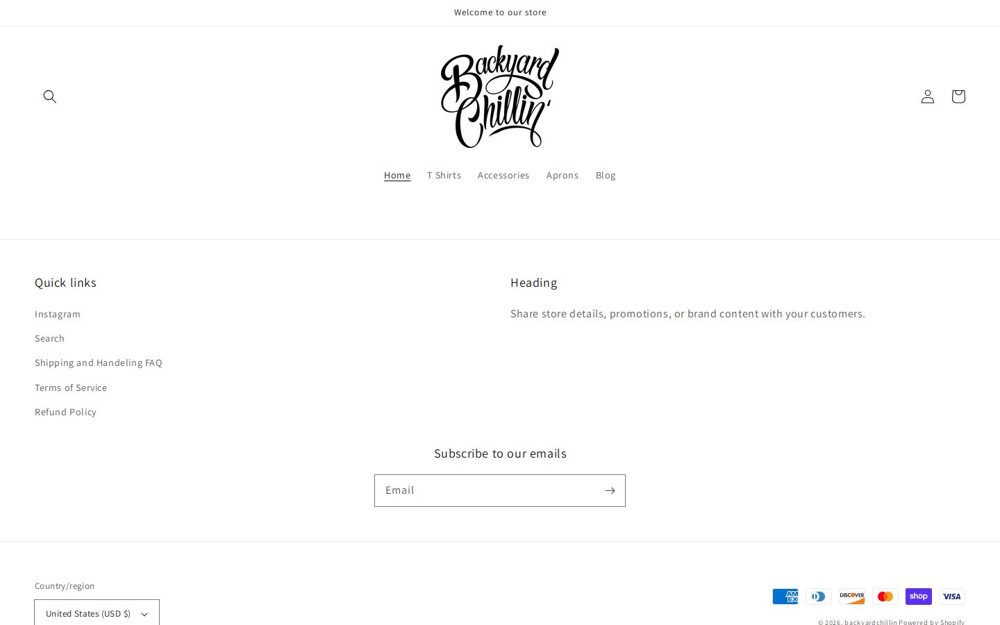 backyardchillin.com homepage screenshot