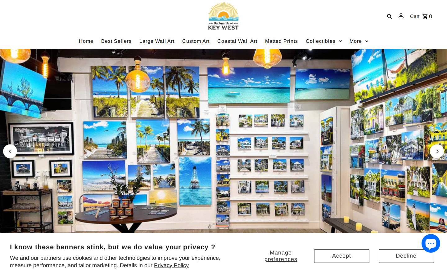 backyardsofkeywest.com homepage screenshot