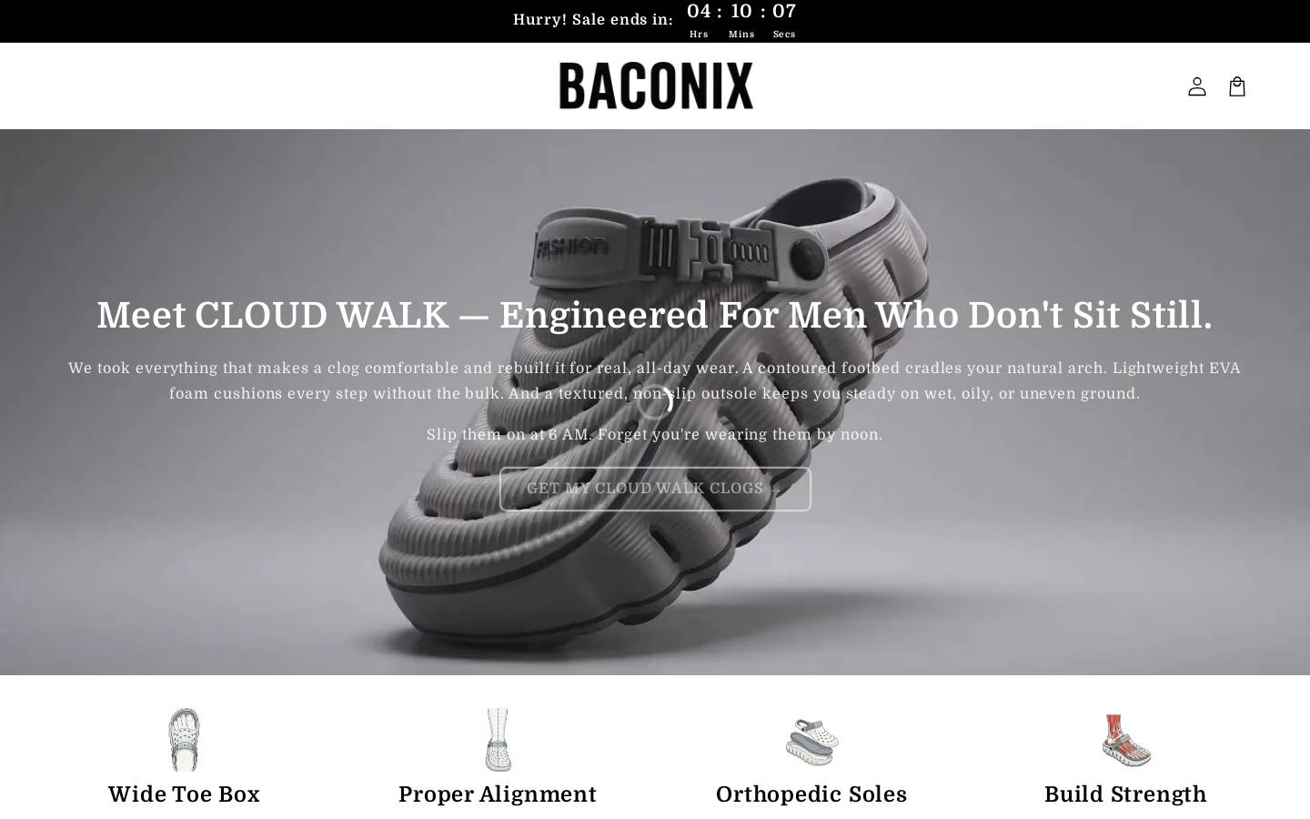 baconix.com homepage screenshot