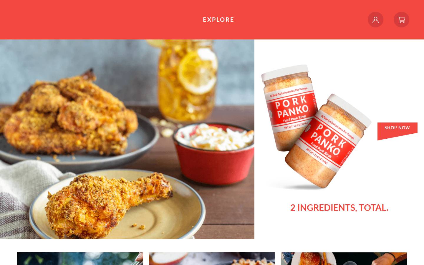 baconsheir.com homepage screenshot