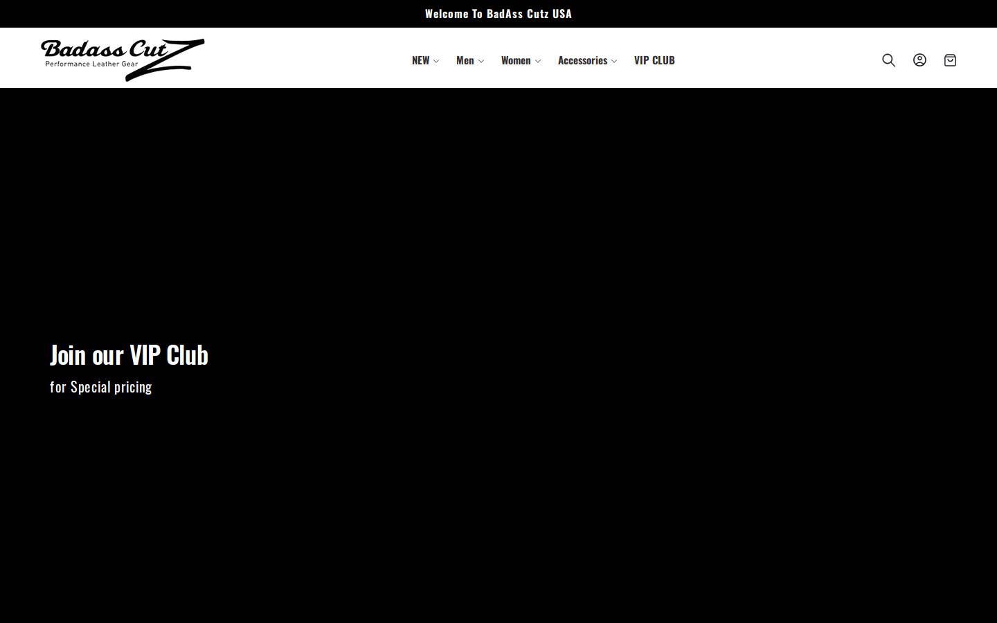 badasscutz.com homepage screenshot