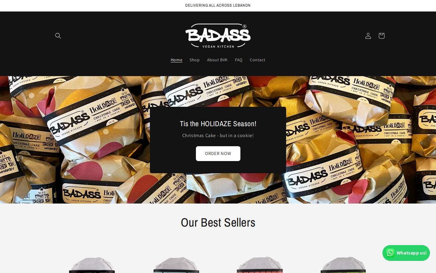 badassvgn.com homepage screenshot