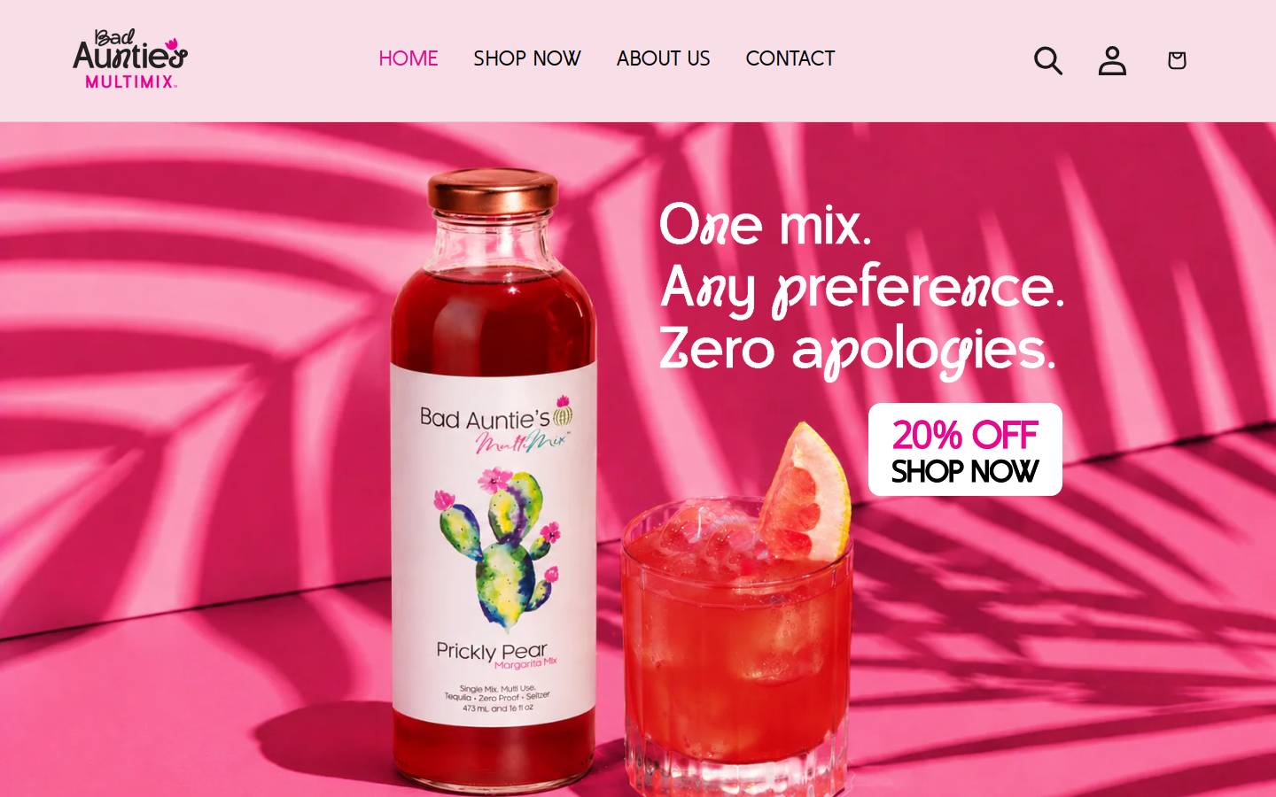 badauntiesmultimix.com homepage screenshot