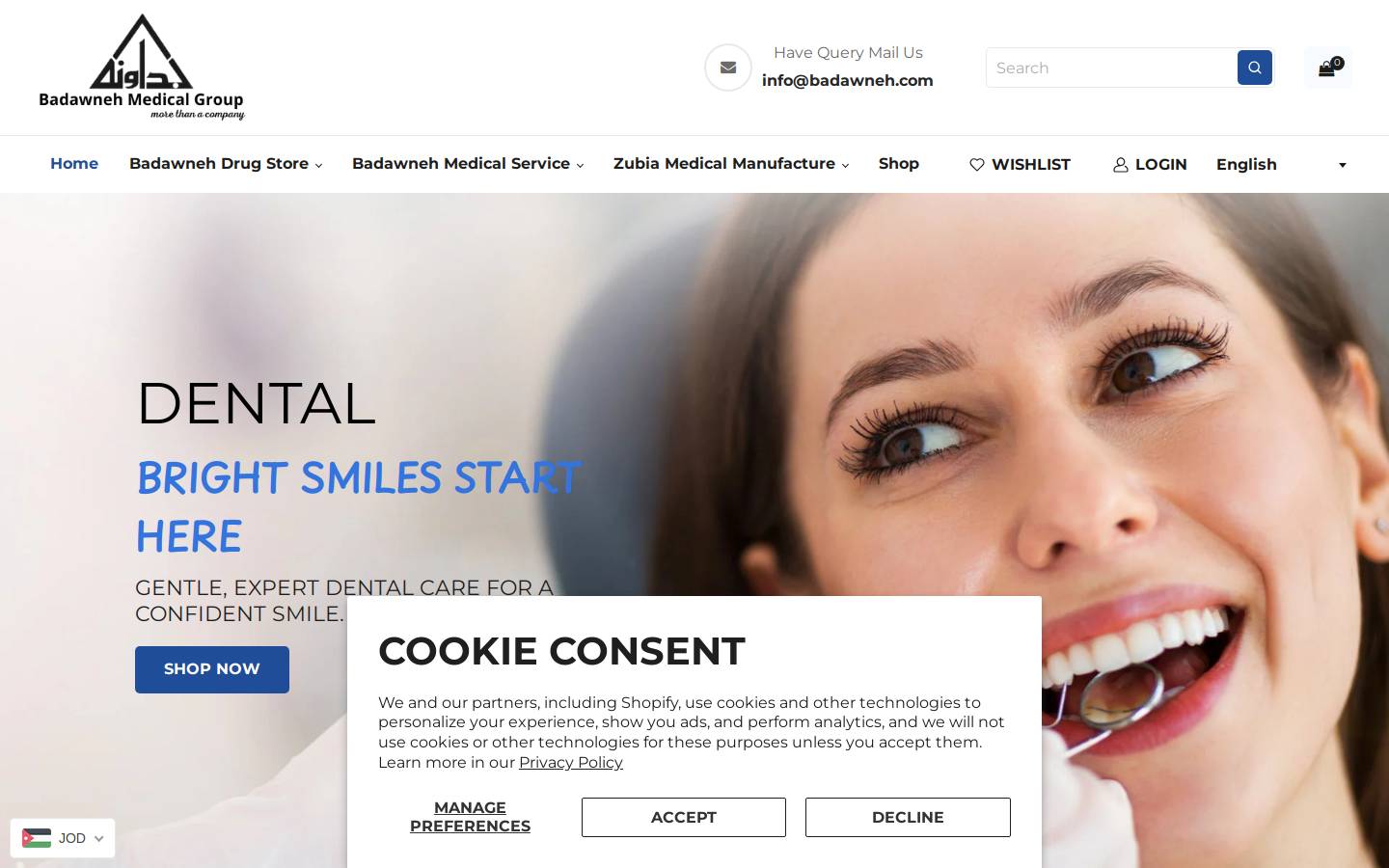 badawneh.com homepage screenshot