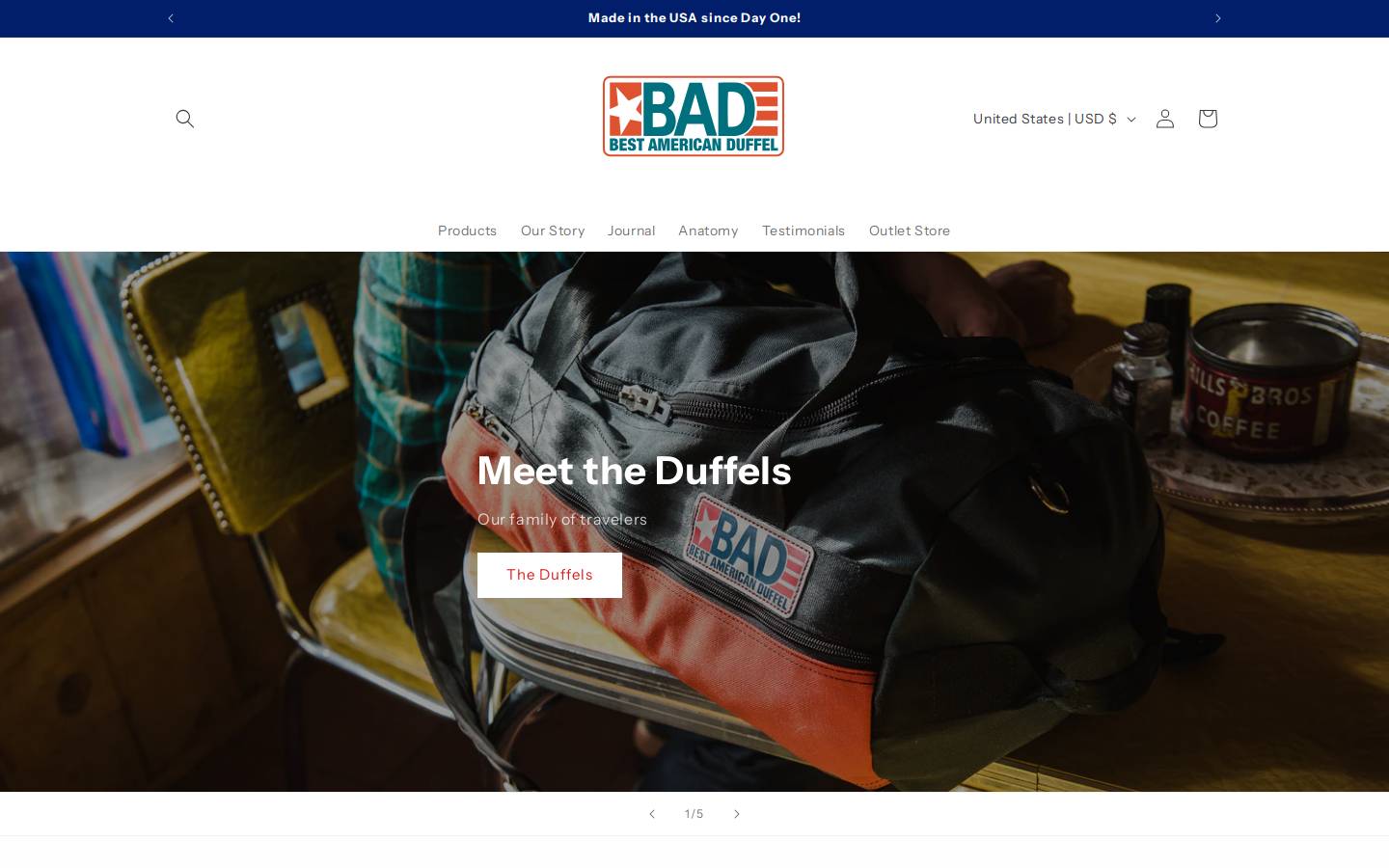 badbags.com homepage screenshot