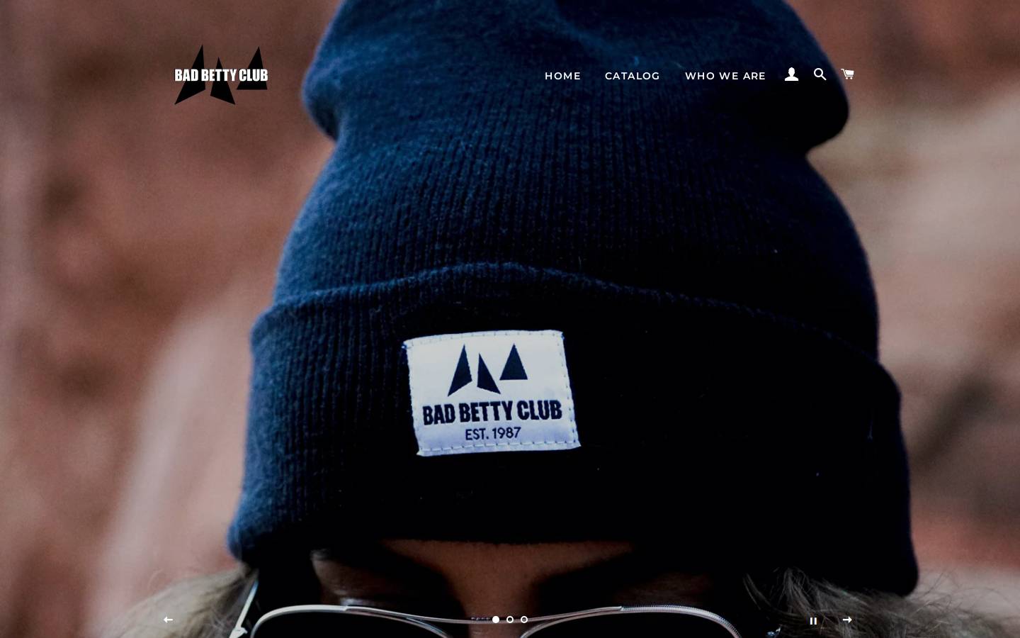 badbettyclub.com homepage screenshot