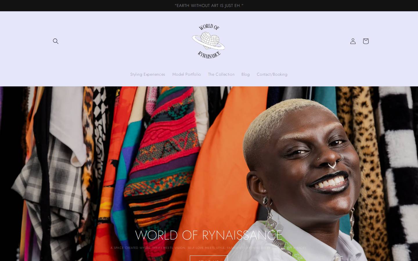 badbitchthriftin.com homepage screenshot