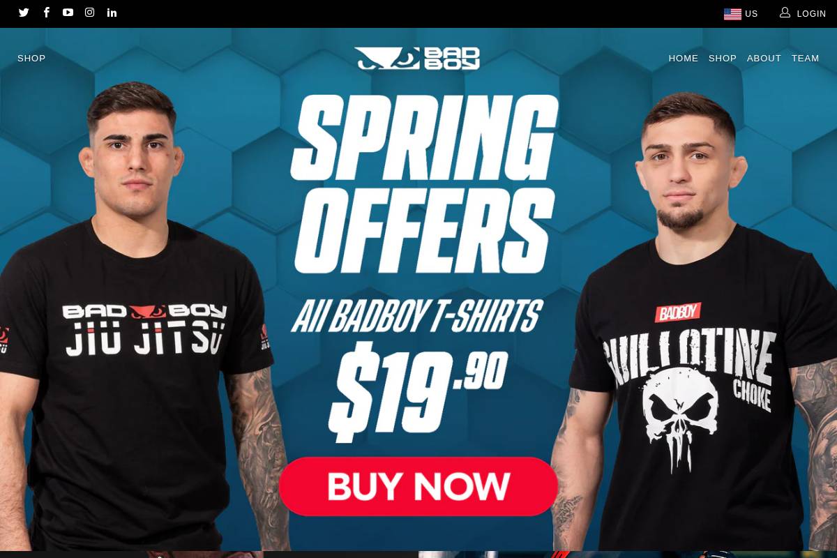 badboy.com homepage screenshot