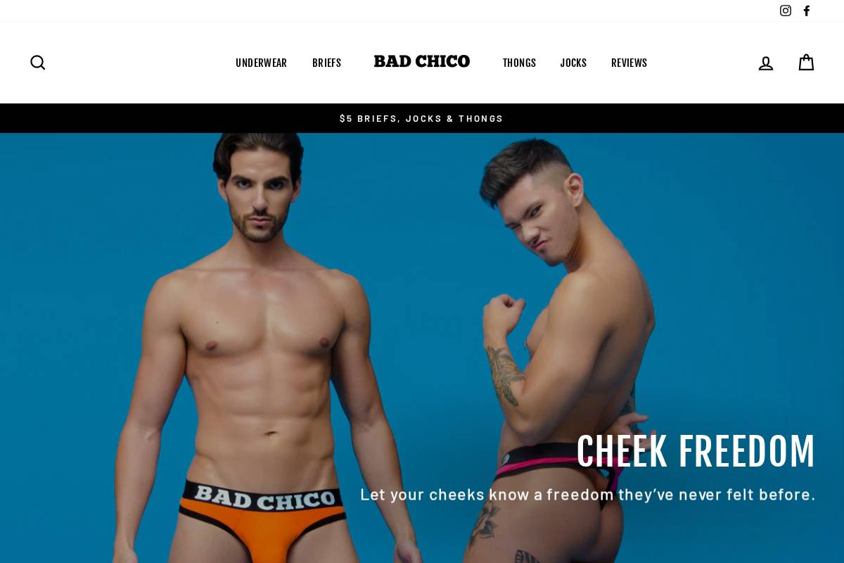 badchico.com homepage screenshot