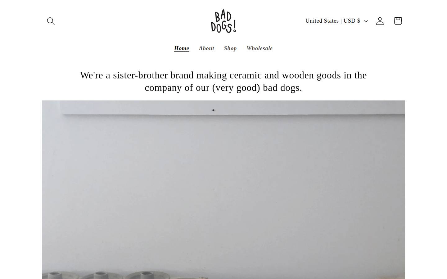 baddogsstudio.com homepage screenshot