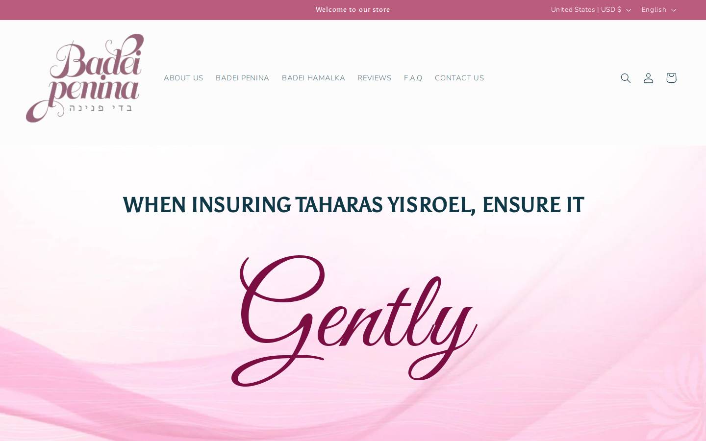 badeipenina.com homepage screenshot