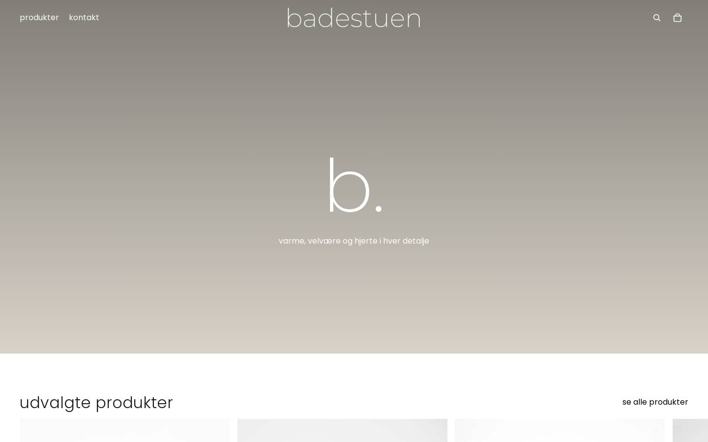 badestuen.dk homepage screenshot