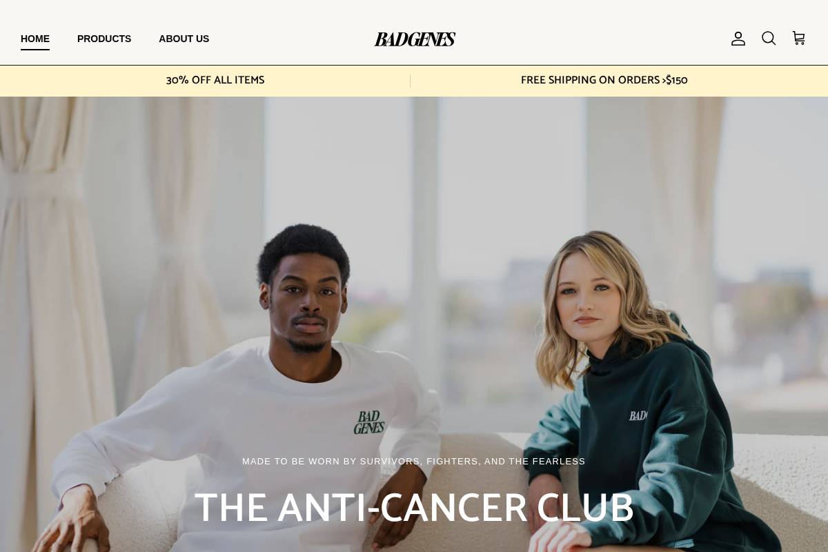 badgenes.co homepage screenshot