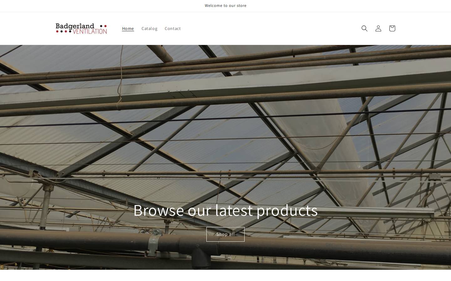 badgerlandventilation.com homepage screenshot