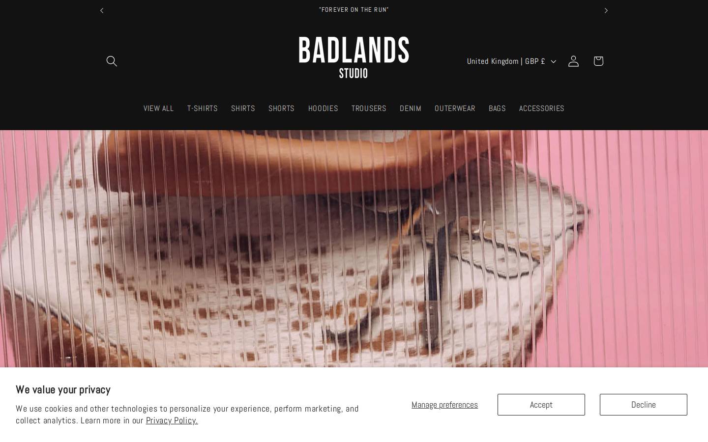 badlandsstudio.com homepage screenshot