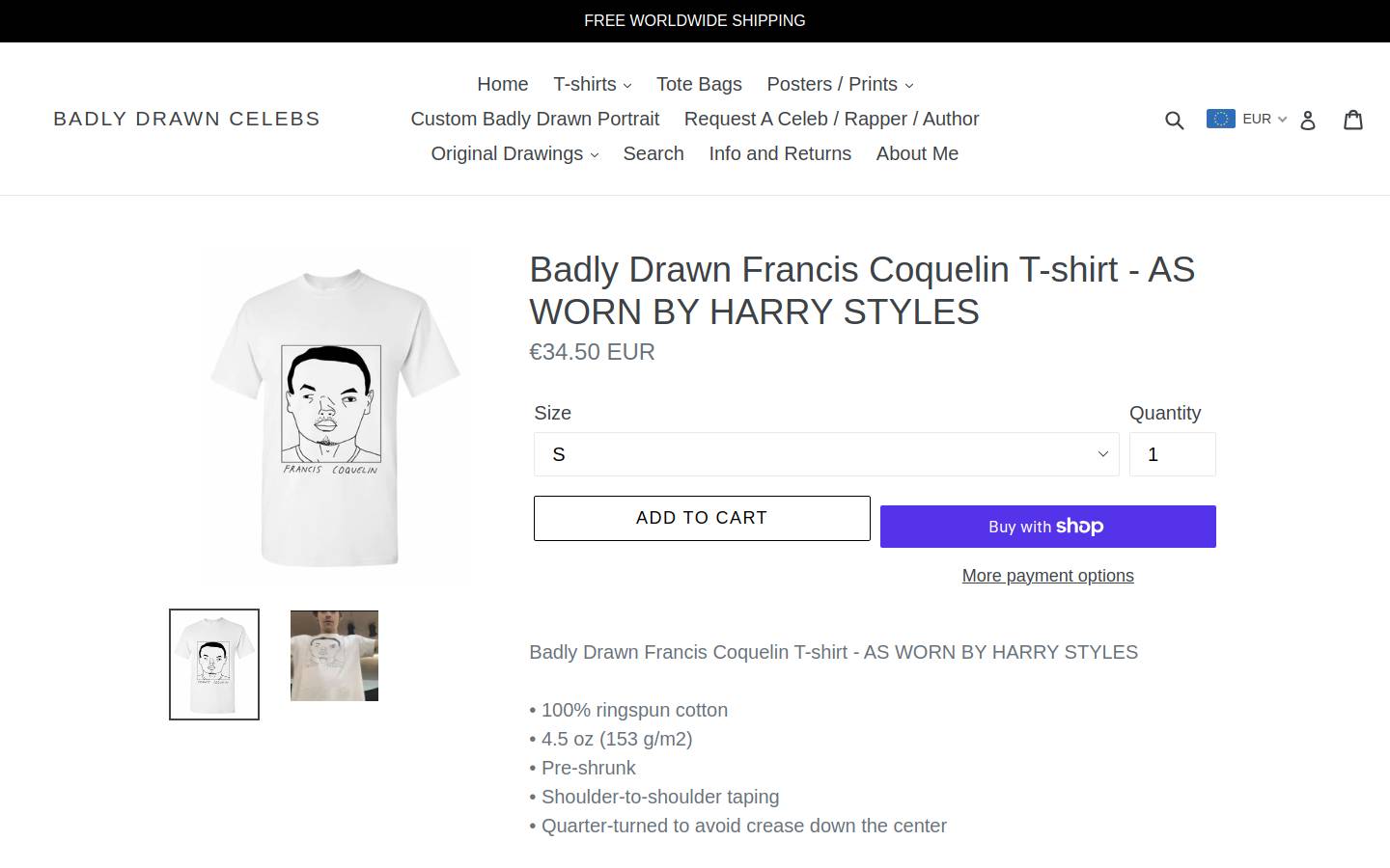 badlydrawncelebs.com homepage screenshot