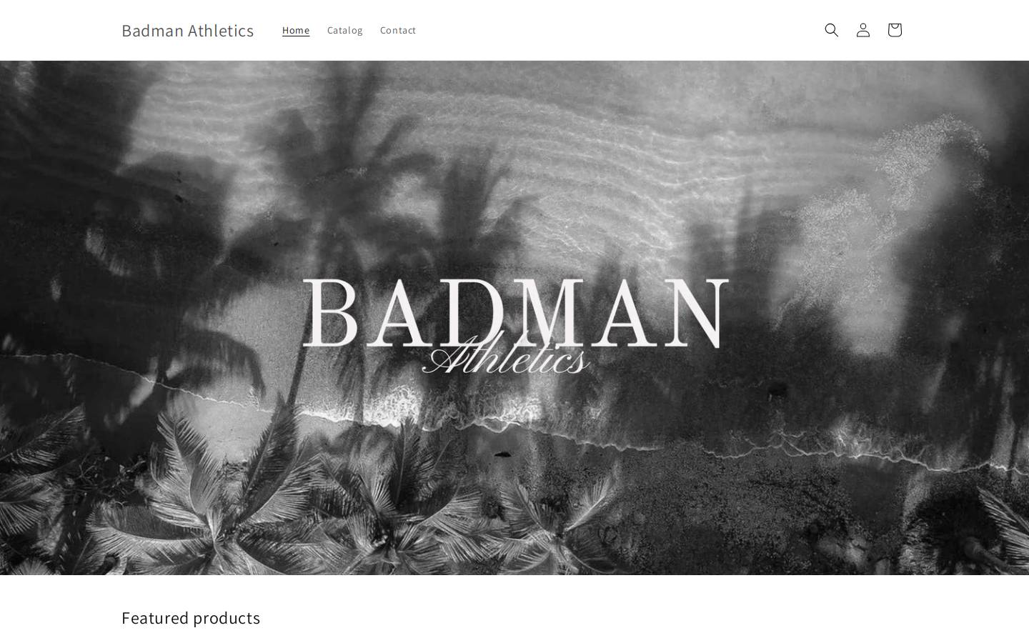 badmanathletics.com homepage screenshot