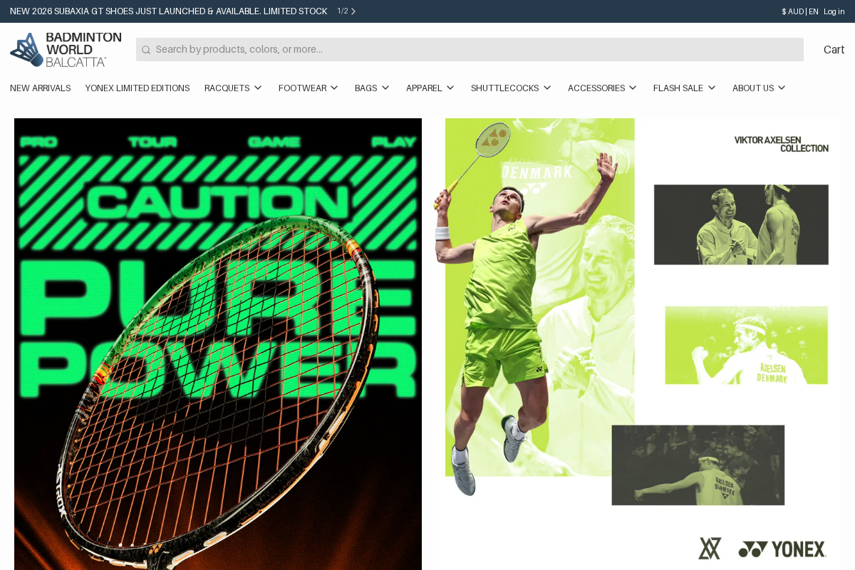 Badminton World Balcatta homepage screenshot