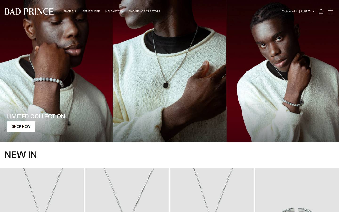 badprince.com homepage screenshot