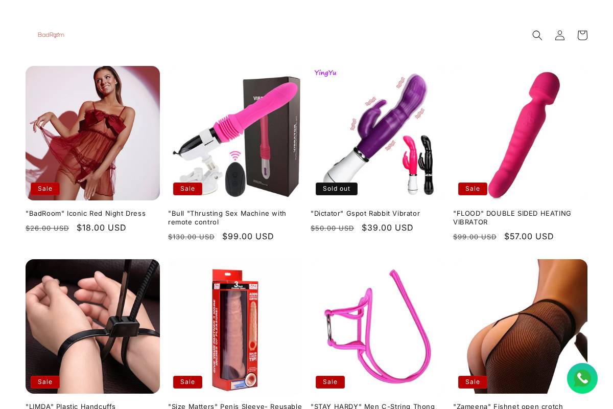 badroomshop.com homepage screenshot