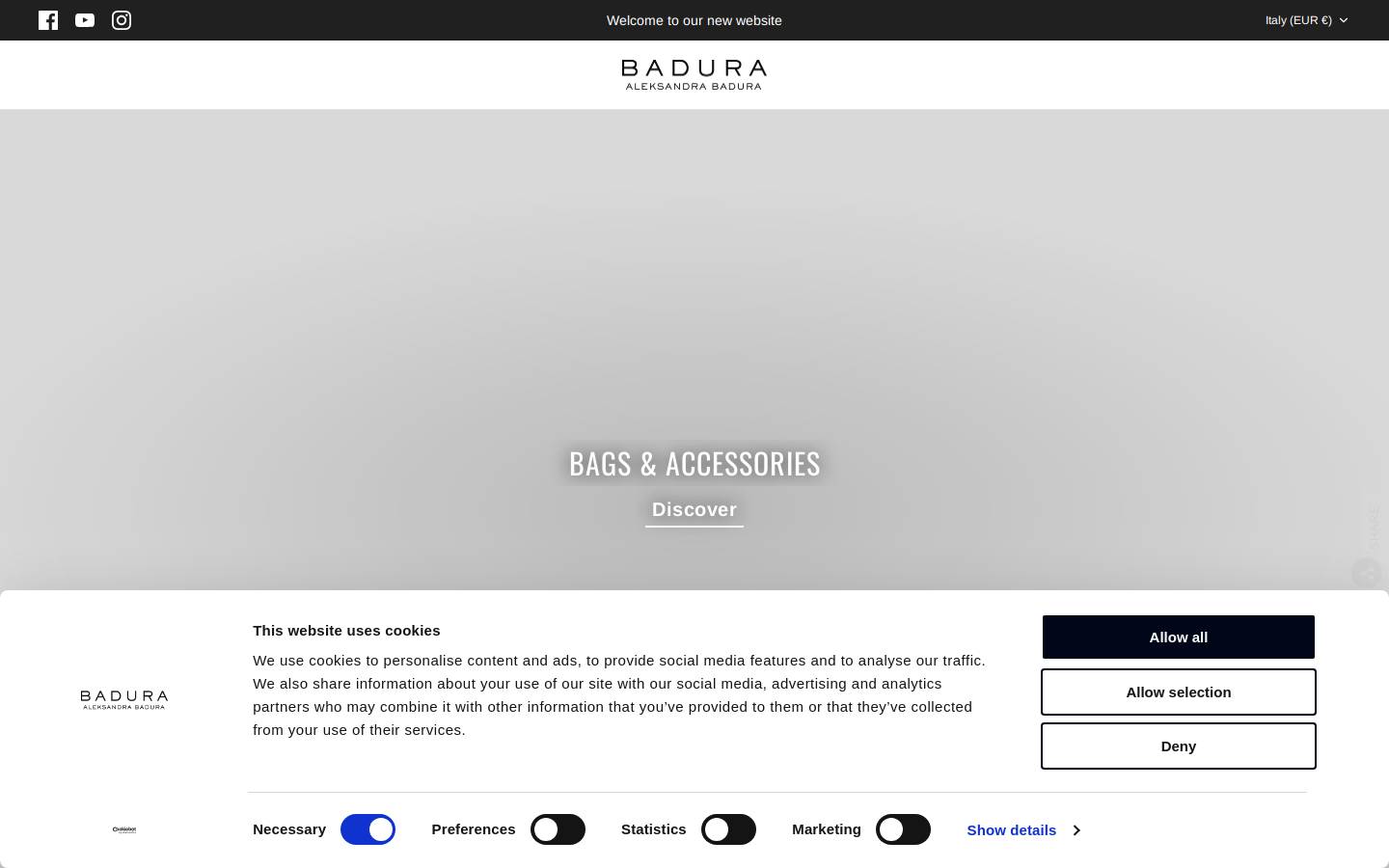 badura.it homepage screenshot