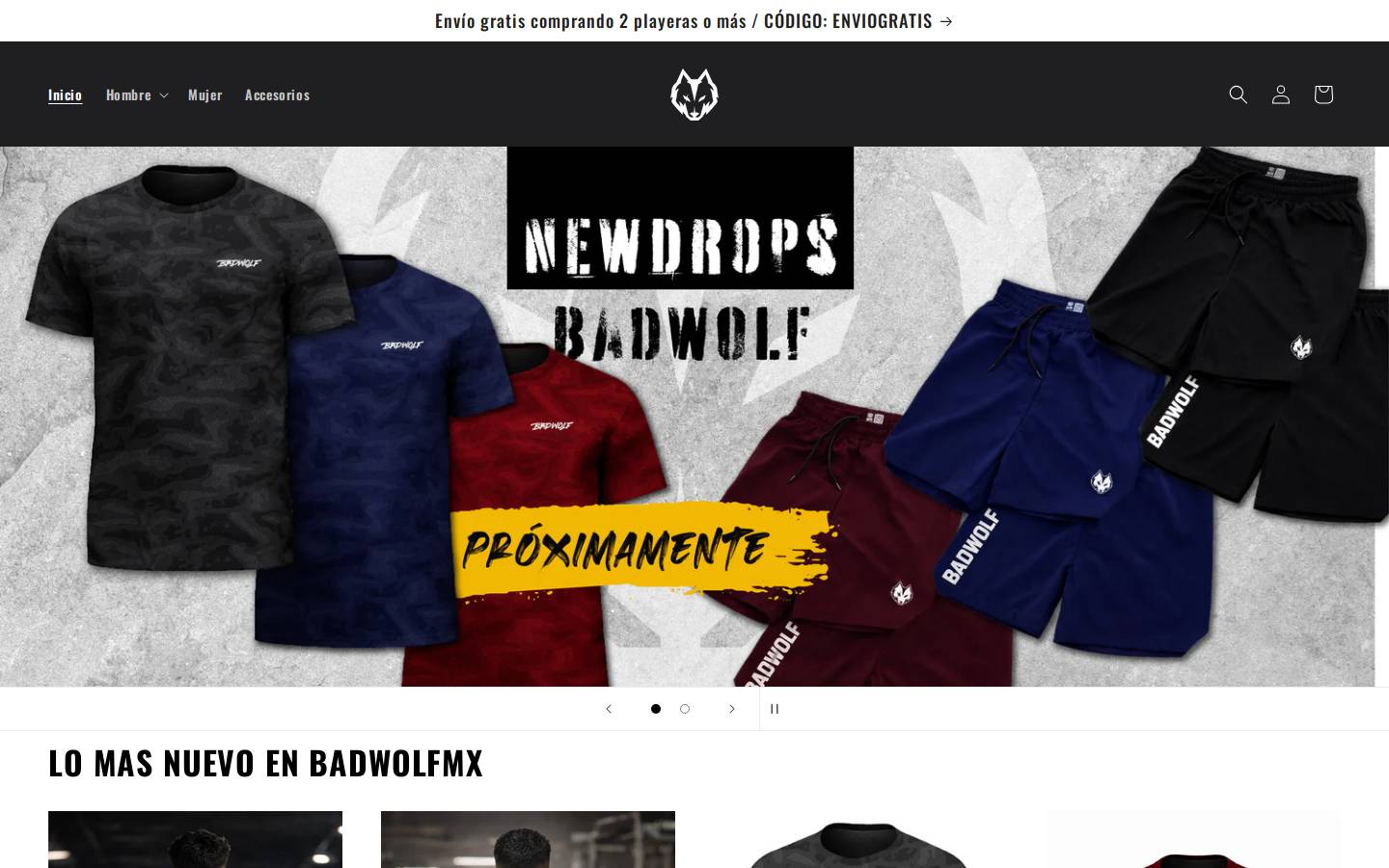 badwolfmx.com homepage screenshot