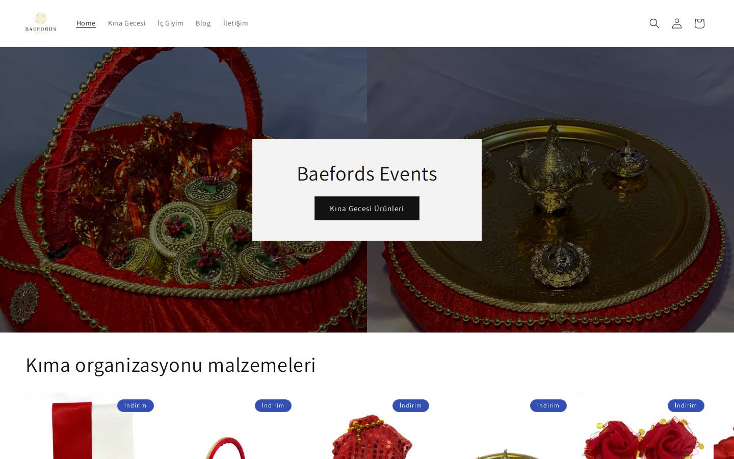 baefords.com homepage screenshot