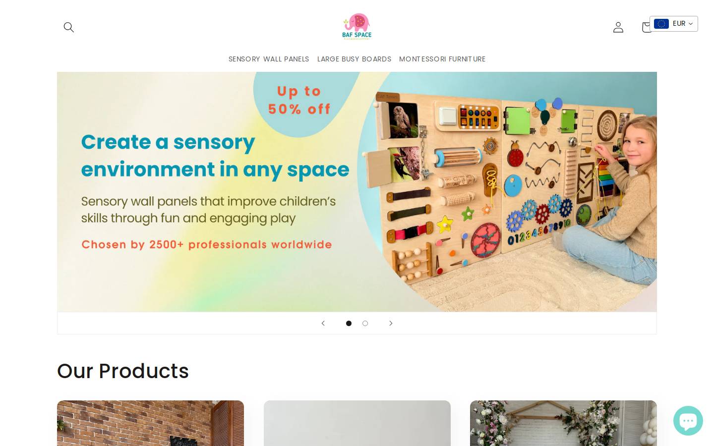 bafspace.com homepage screenshot