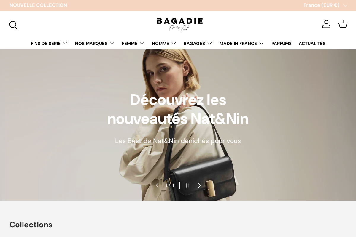 bagadie.com homepage screenshot
