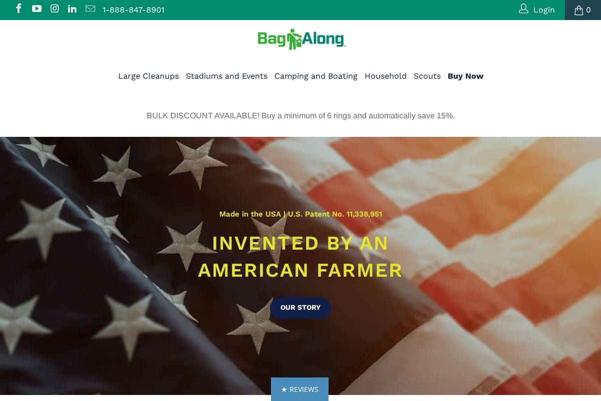 bagalong.net homepage screenshot