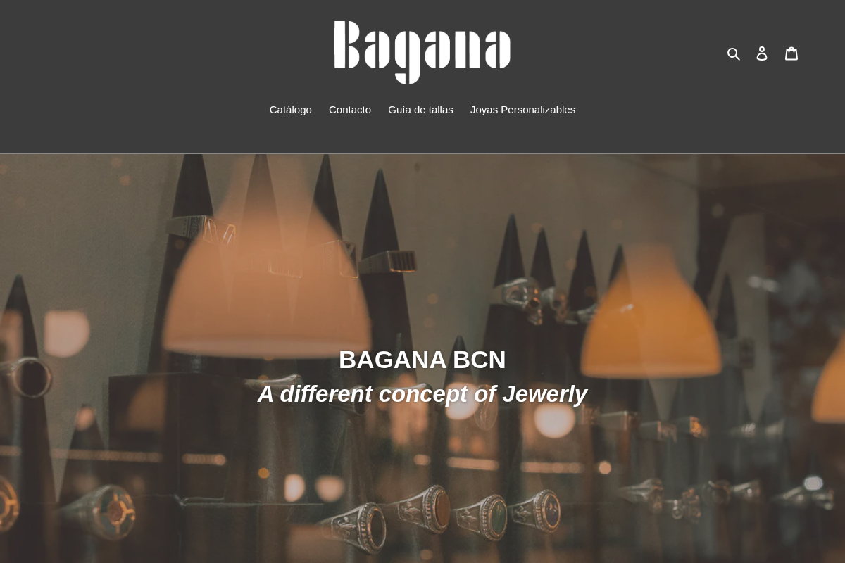 BaganaBcn homepage screenshot