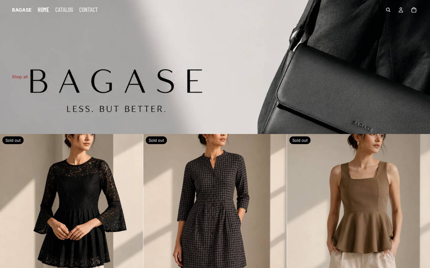 bagase.in homepage screenshot