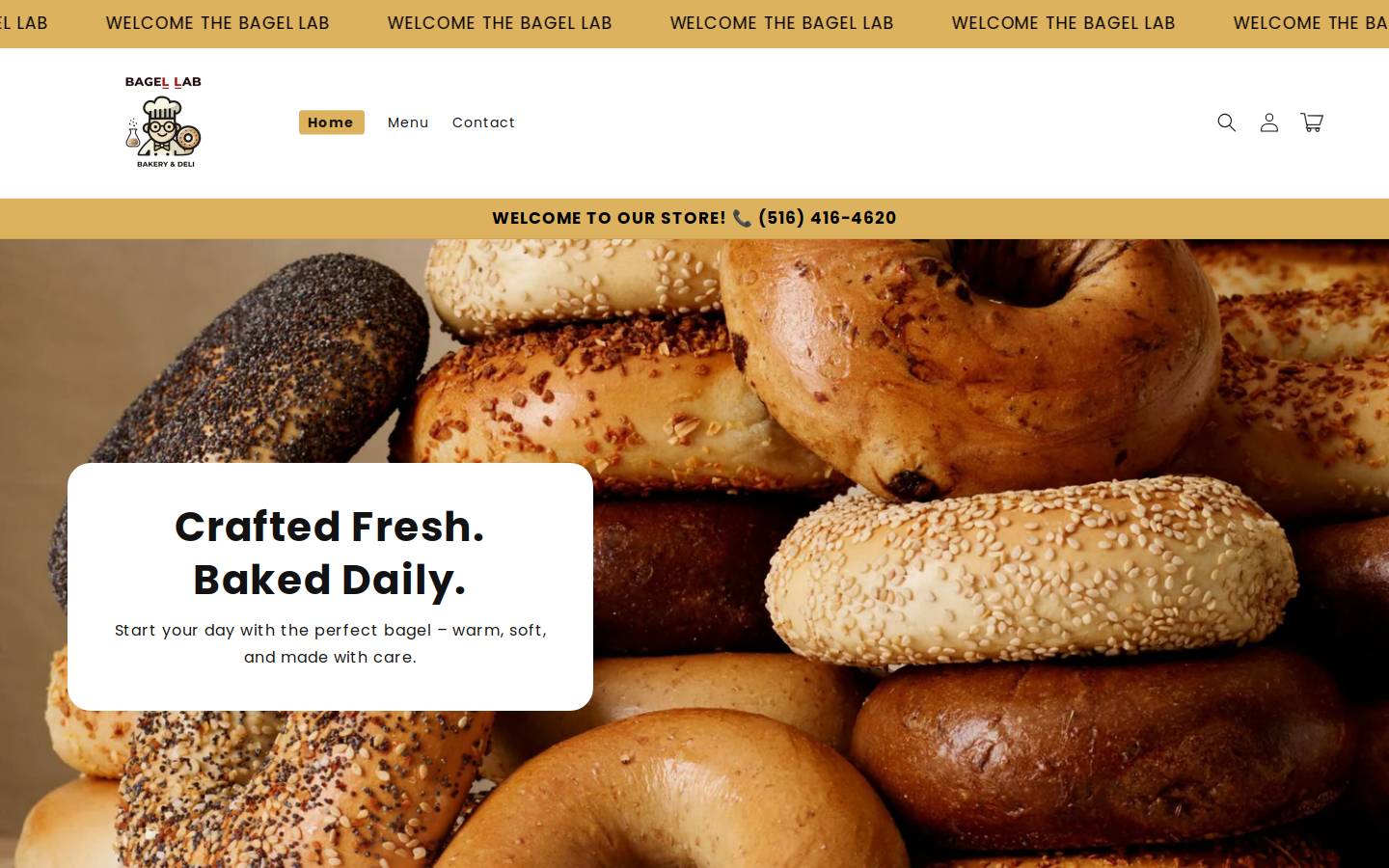 bagel-lab.com homepage screenshot