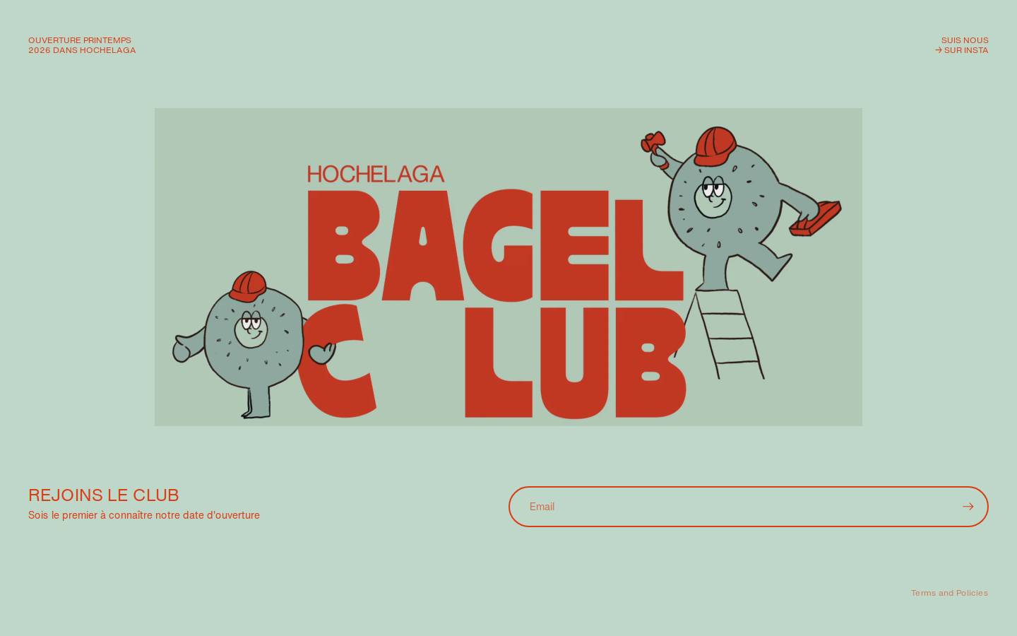 bagelclub.ca homepage screenshot
