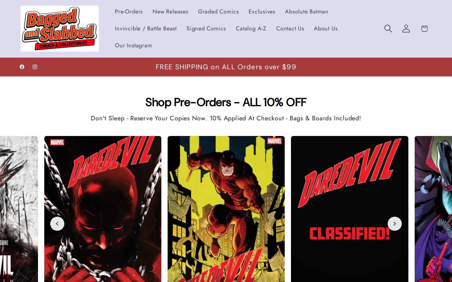 baggedandslabbed.com homepage screenshot