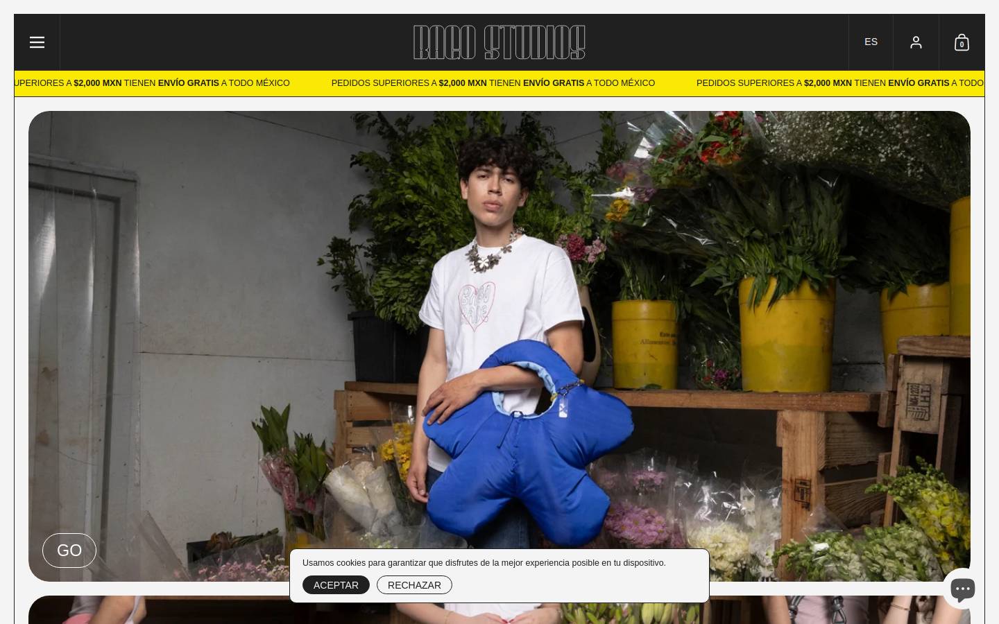 bagostudios.com homepage screenshot