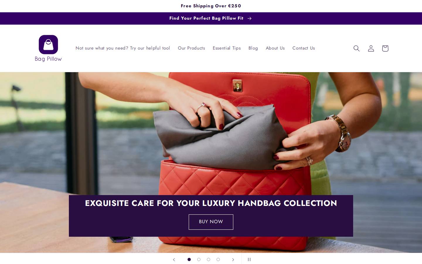 bagpillow.com homepage screenshot