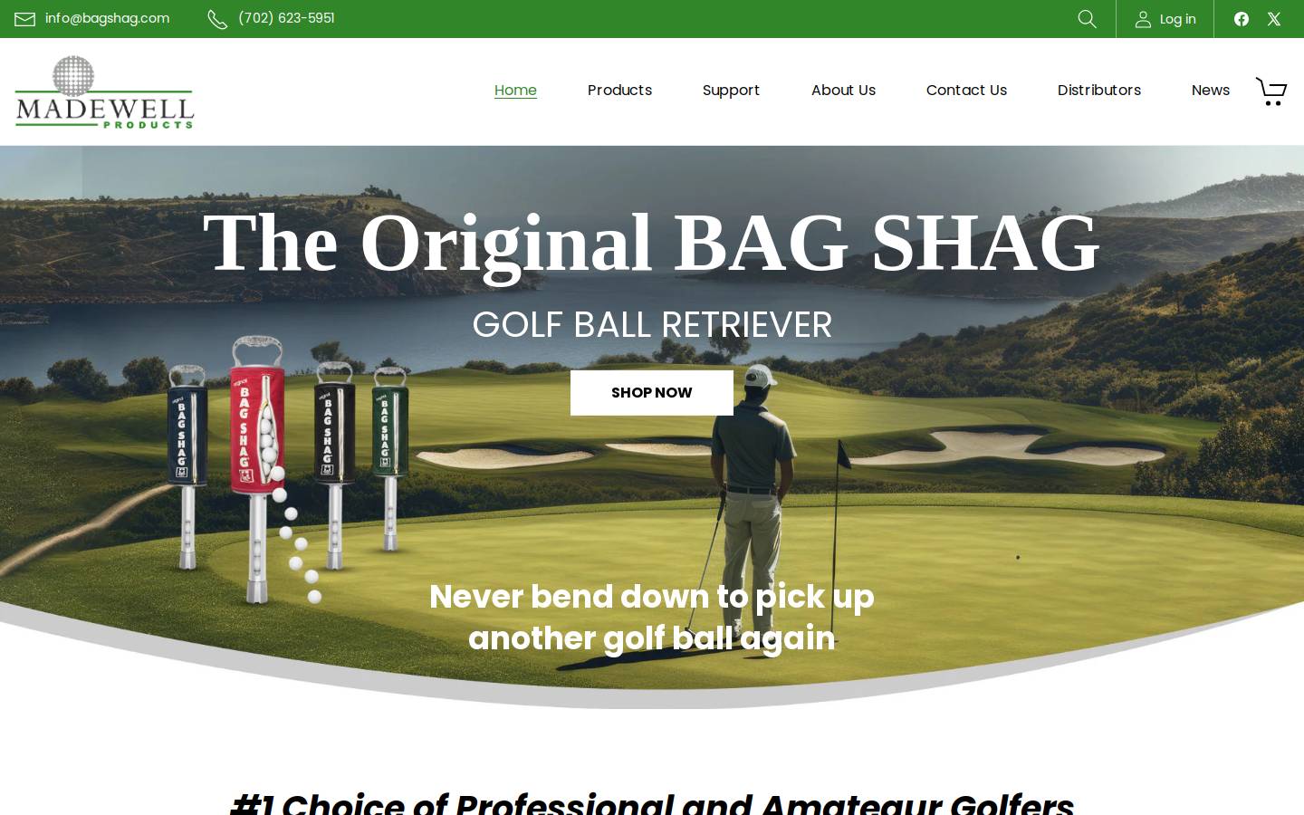 bagshag.com homepage screenshot