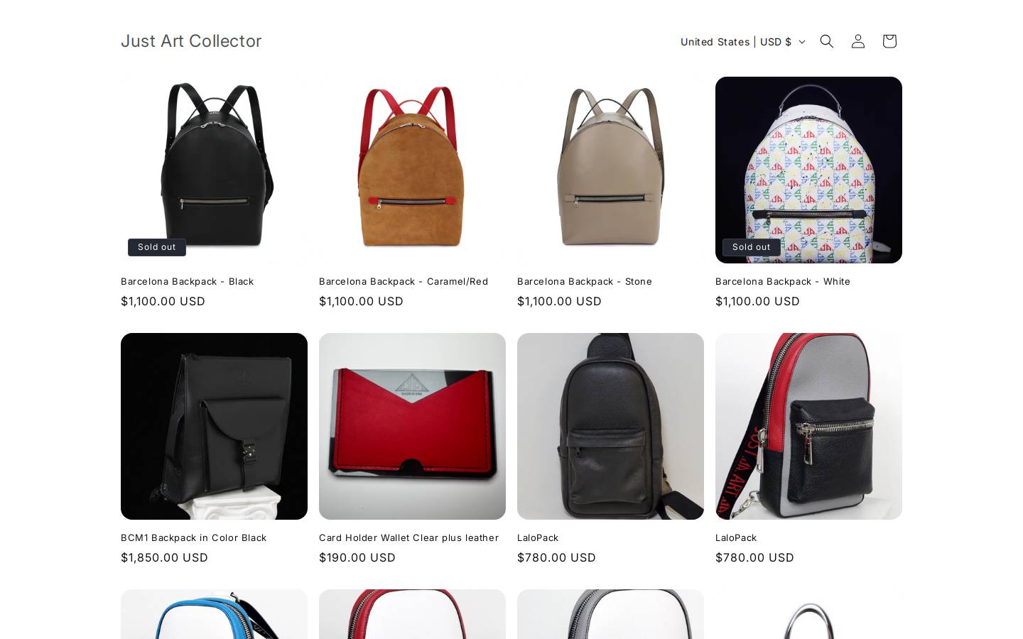 bagsjajuanarenas.com homepage screenshot