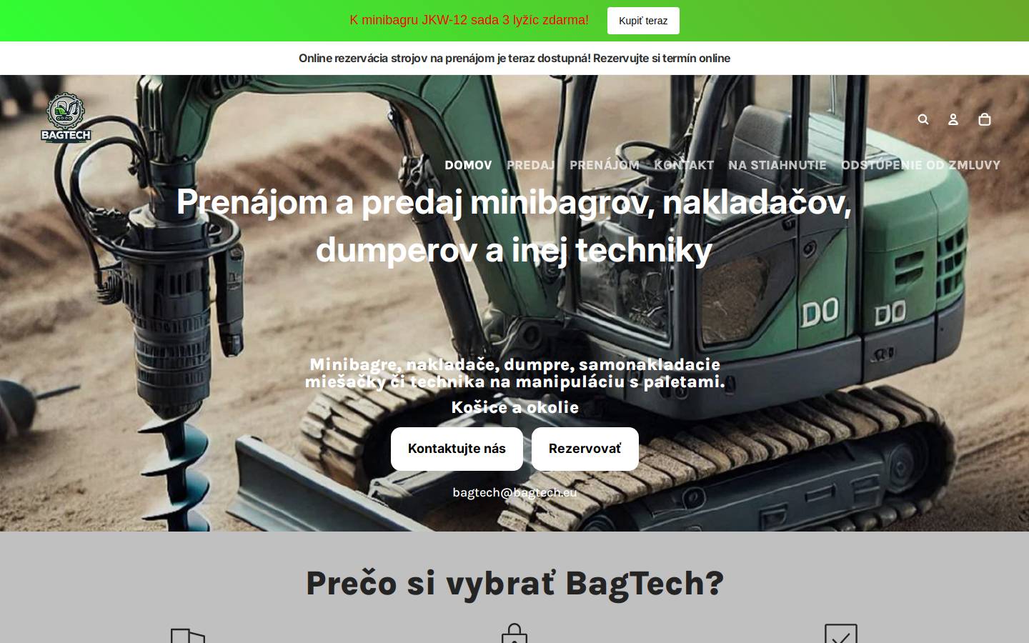 bagtech.eu homepage screenshot